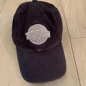 Ladies Black Detroit Pistons Hat Cap